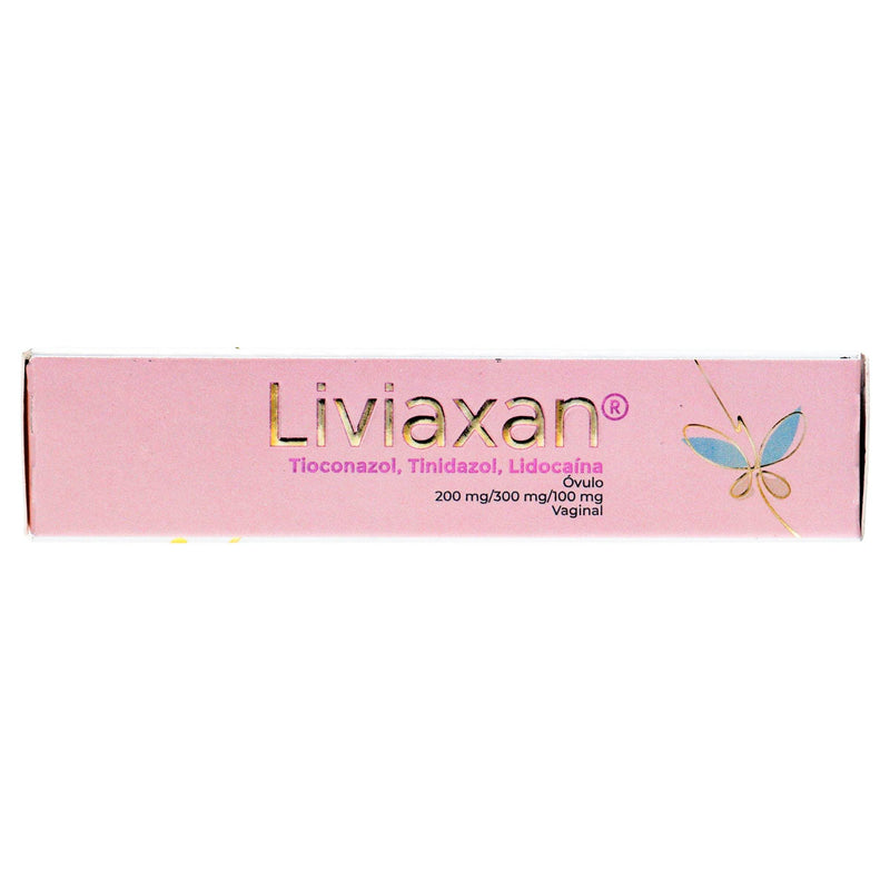Liviaxan Ovulos 200Mg/300Mg/100Mg Con 3 (Tioconazol/Tinidazol/Lidocaina) - WeCare Pharma