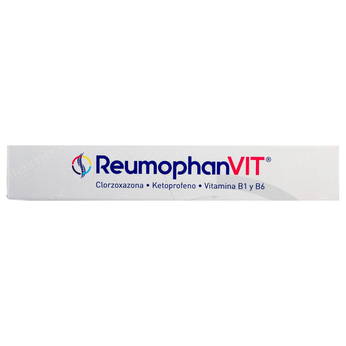 Reumophan Vit 250Mg/50Mg/50Mg/50Mg Con 20 Tabletas (Clorz/Ketop/Tiamina/Pirido) - WeCare Pharma