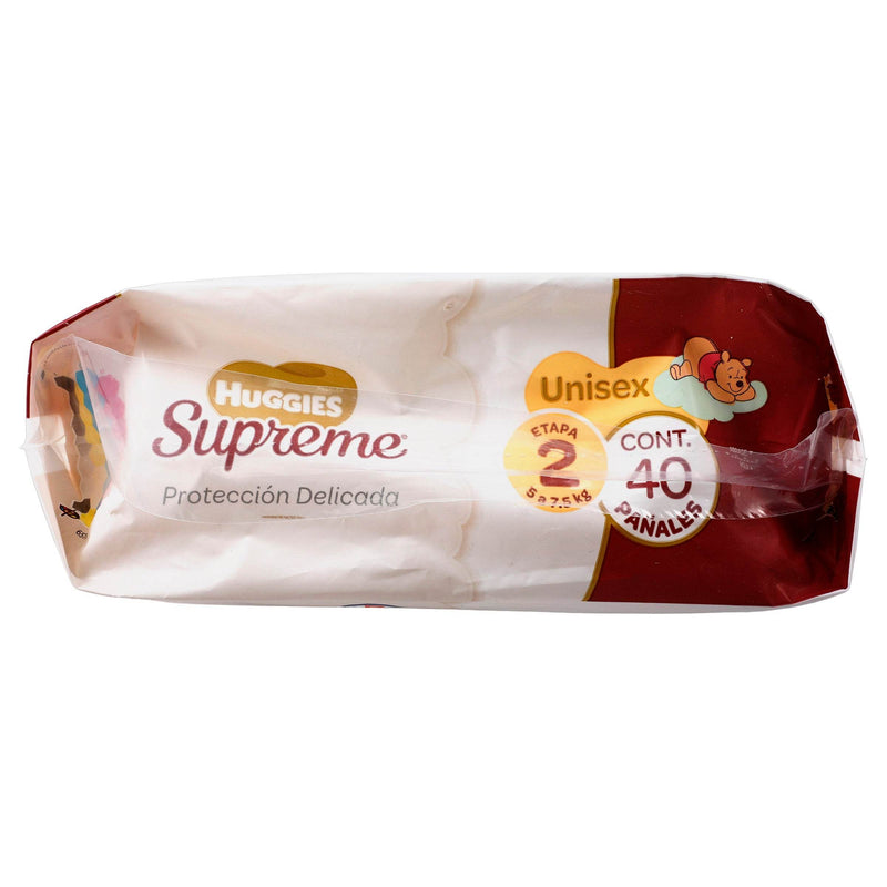 Pañal Huggies Supreme Unisex Etapa 2 Con 40 - WeCare Pharma