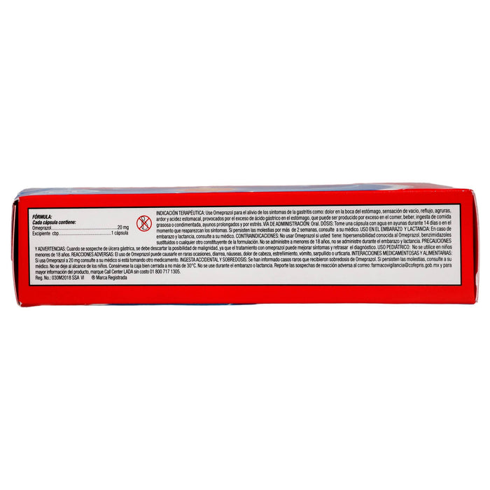 Genoprazol 20Mg Con 14 Capsulas (Omeprazol) - WeCare Pharma