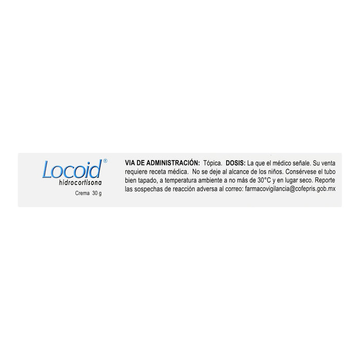 Locoid Crema 1% 30G (Hidrocortisona) - WeCare Pharma