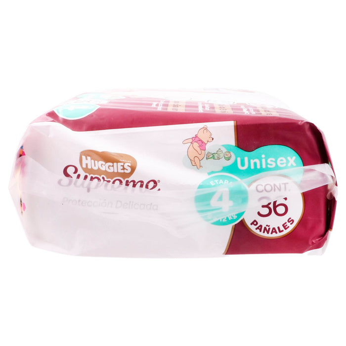 Pañal Huggies Supreme Unisex Etapa 4 Con 36 - WeCare Pharma