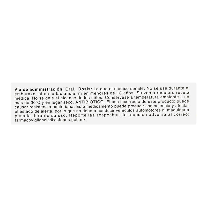 Zinolox 4G 400Mg Con 5 Tabletas (Moxifloxacino) - WeCare Pharma