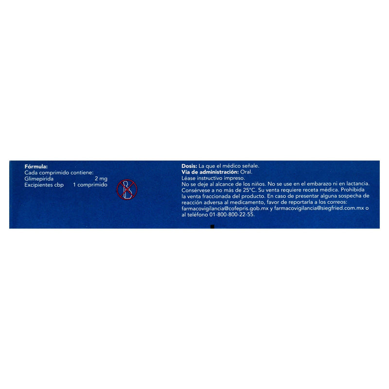 Luvik 2Mg Con 15 Tabletas (Glimepirida) - WeCare Pharma