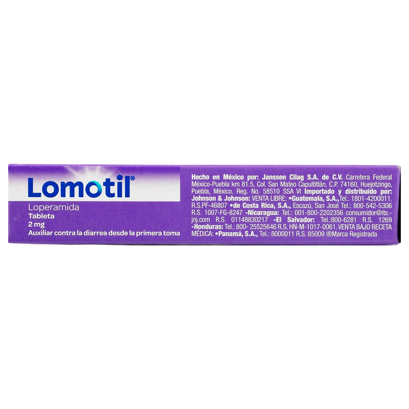 Lomotil 2Mg Con 8 Tabletas (Loperamida) - WeCare Pharma