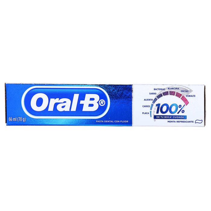 Pasta Dental Oral-B Menta Refrescante 66Ml - WeCare Pharma