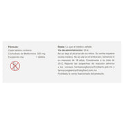 Dimefor Xr 500Mg Con 30 Tabletas (Metformina) - WeCare Pharma