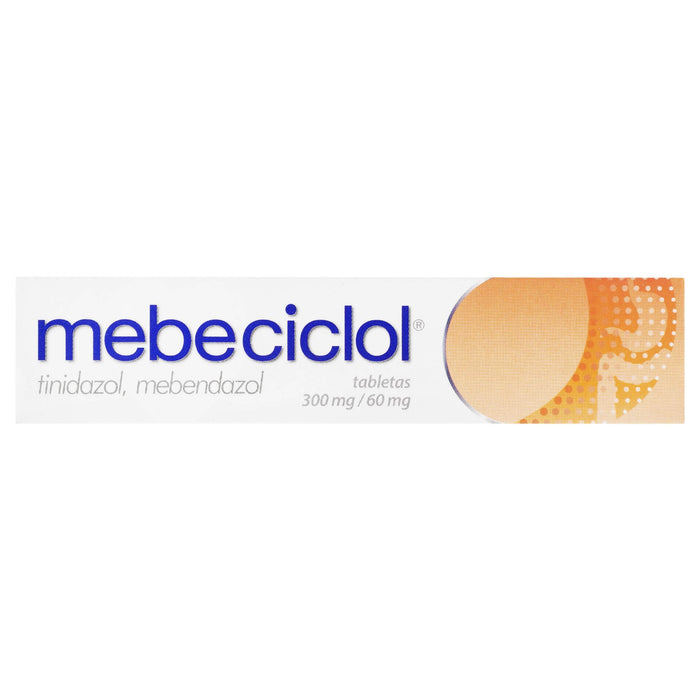 Mebeciclol 300Mg/60Mg Con 18 Tabletas (Tinidazol/Mebendazol) - WeCare Pharma