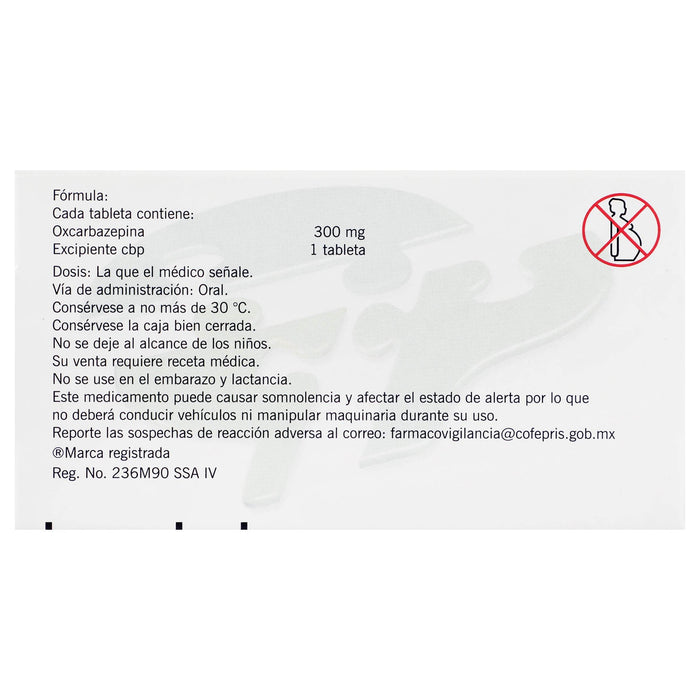 Trileptal 300Mg Con 50 Tabletas (Oxcarbazepina) - WeCare Pharma
