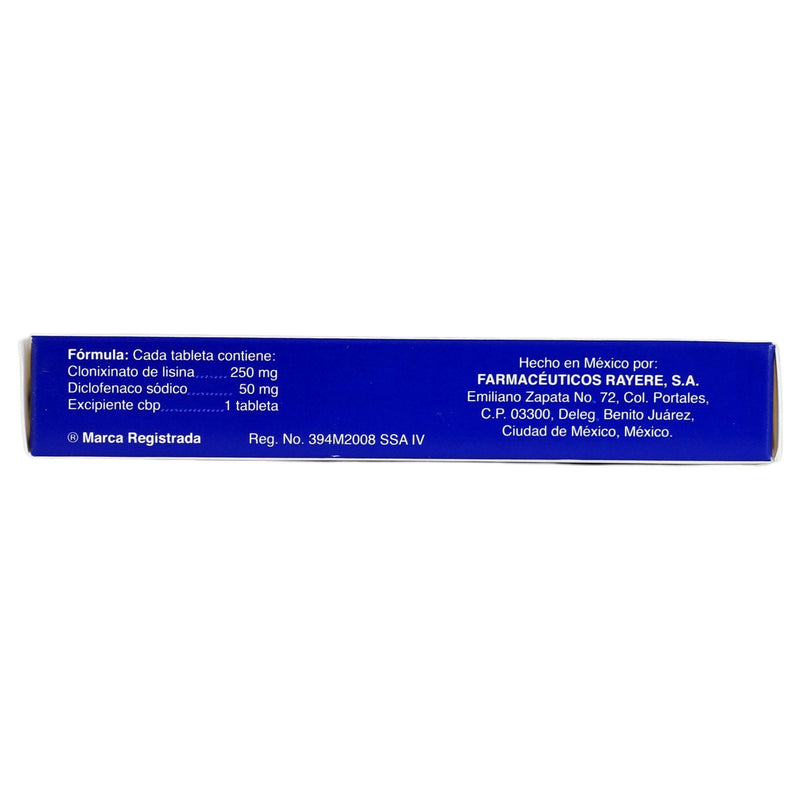 Prestoflam Ld 250Mg/50Mg Con 14 Tabletas (Clonixinato De Lisina/Diclofenaco) - WeCare Pharma