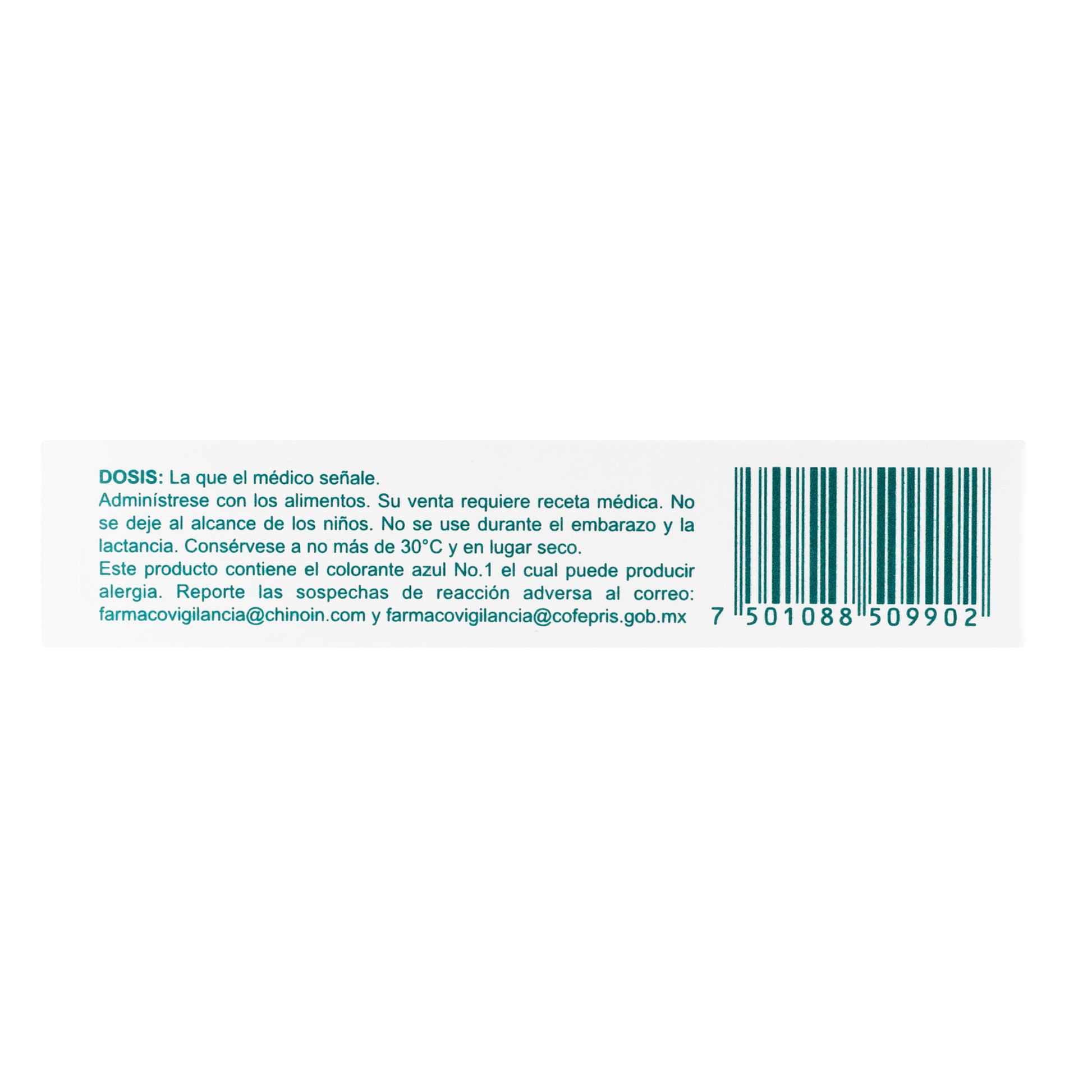 Gitrasek 33.3Mg/166.6Mg Con 12 Capsulas (Itraconazol/Secnidazol) 5 - 7501088509902