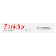Zanidip (Lecarnidipino) Tabletas 10Mg Con 10 - WeCare Pharma