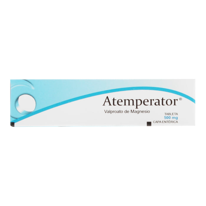 Atemperator 500Mg Con 20 Tabletas (Valproato De Magnesio) 4 - 7501089800060