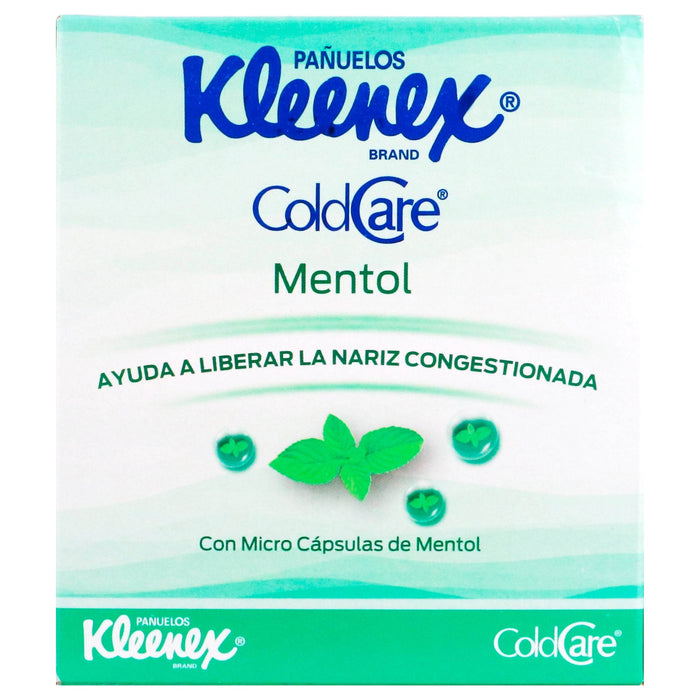 Pañuelos Kleenex Coldcare Mentol Caja Con 60 - WeCare Pharma