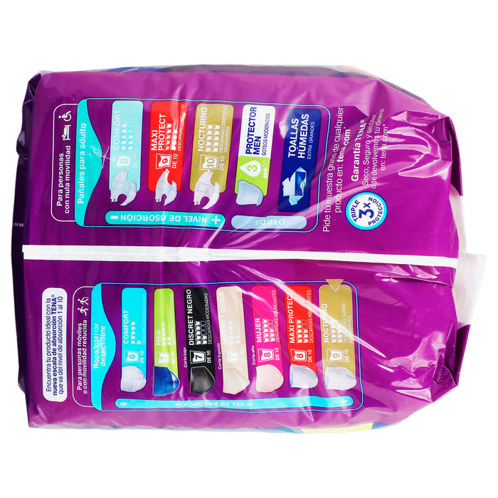 Pañal Tena Pants Nocturno Talla Mediana Con8 7501019053252 6