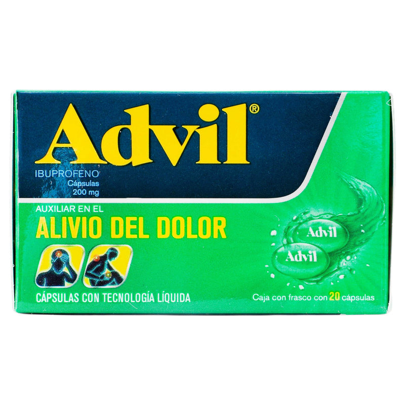 Advil Fastgel 200Mg Con 20 Capsulas (Ibuprofeno) - WeCare Pharma