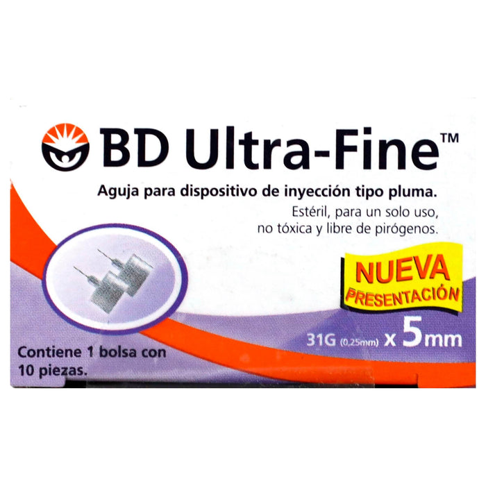 Aguja Para Pluma Bd 31Gx5Mm Con 10 - WeCare Pharma