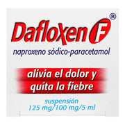 Dafloxen F Suspensión 125Mg/100Mg/5Ml 100Ml (Naproxeno/Paracetamol) - WeCare Pharma