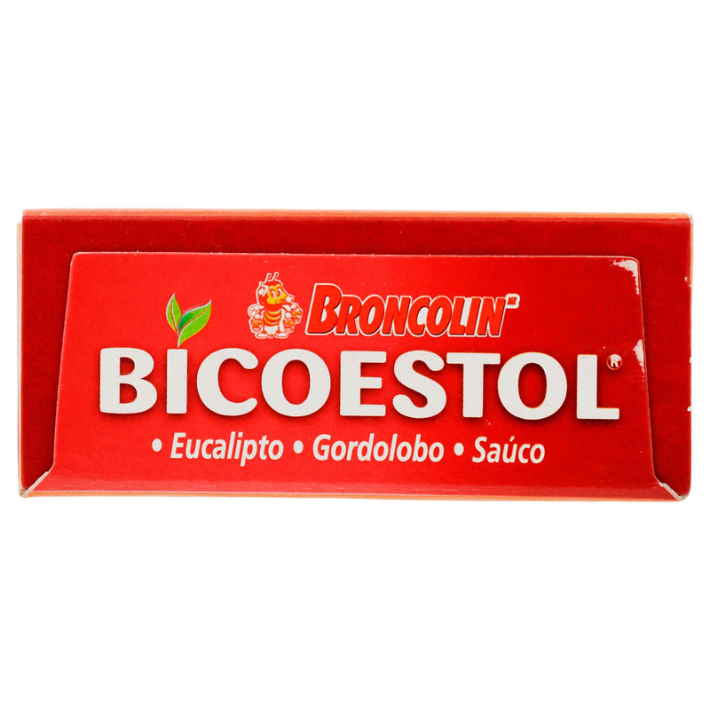 Broncolin Bicoestol Pastillas 2.5G Con 16 Cereza (Eucaliptus Globulus/Gnaphalium/Sambucus Nigra) - WeCare Pharma
