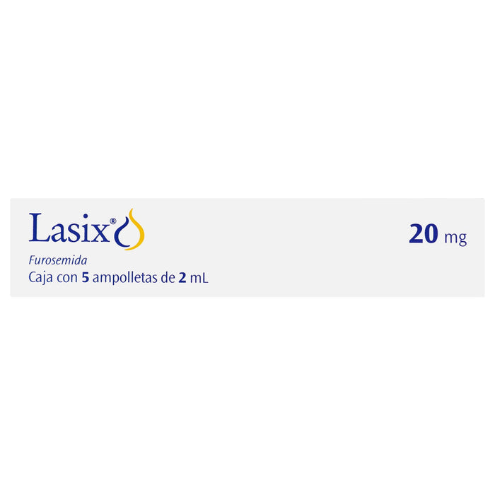 Lasix 20Mg Con 5 Ampulas (Furosemida) - WeCare Pharma