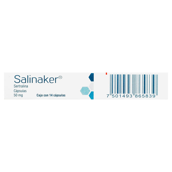 Salinaker 50Mg Con 14 Capsulas (Sertralina) - WeCare Pharma