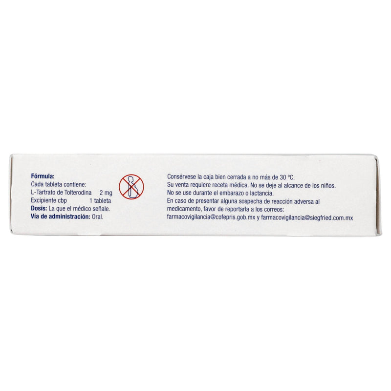 Urotrol 2Mg Con 14 Tabletas (Tolteridona) - WeCare Pharma