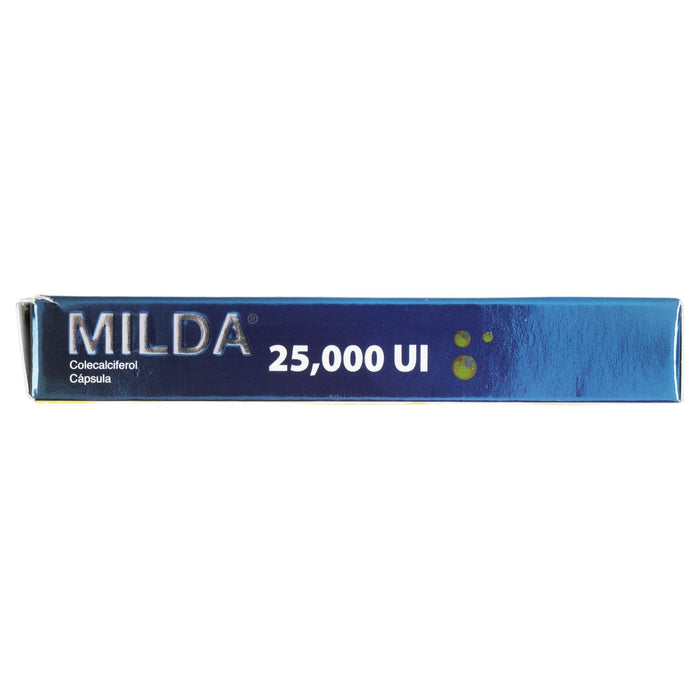 Milda 25000Unid Con 4 Capsulas (Colecalciferol) - WeCare Pharma