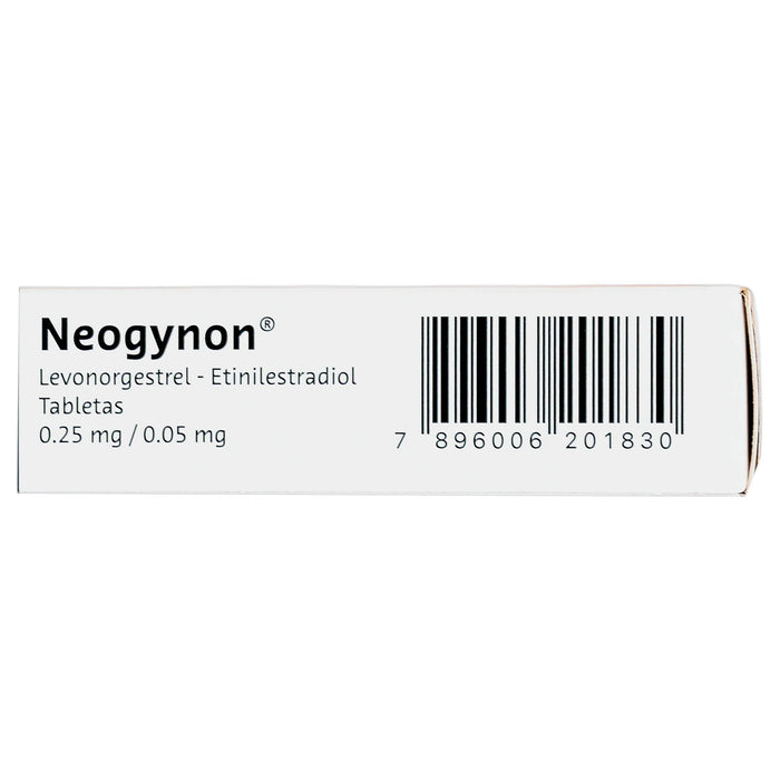Neogynon (Levonorgestrel/Etinelestradiol) Tabletas 0.25/0.05Mg Con 21 - WeCare Pharma