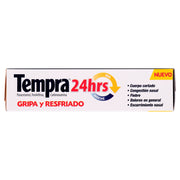 Tempra 24Hrs 400Mg/20Mg Con 24 Tabletas (Paracetamol/Fenilefrina/Carbinoxamina) - WeCare Pharma