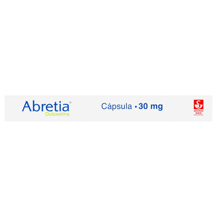 Abretia 30Mg Con 14 Capsulas (Duloxetina) 5 - 7501300420121