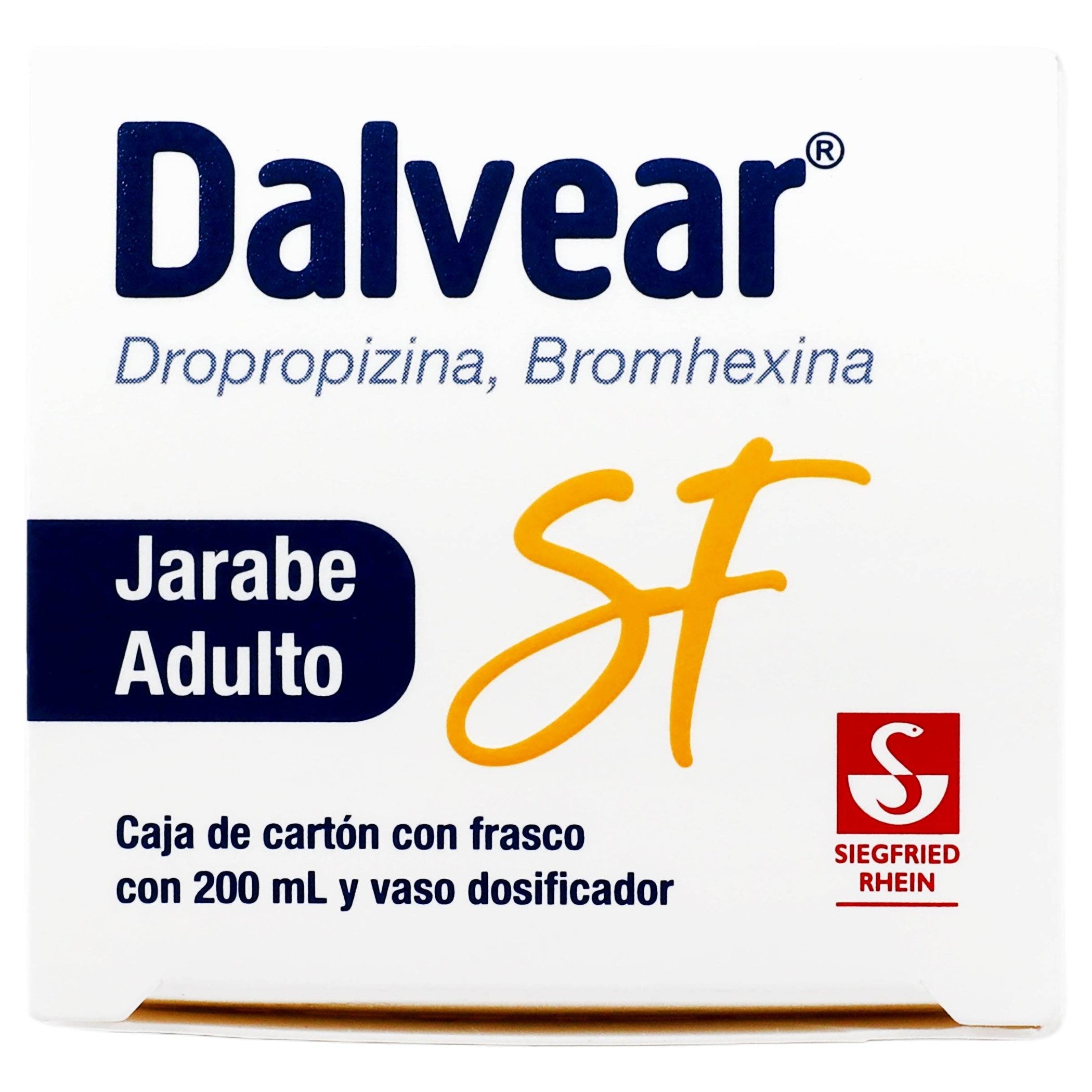 Dalvear Sf Ad Jarabe 160Mg/300Mg/100Ml 200Ml Lima-Limon (Dropropizina ...