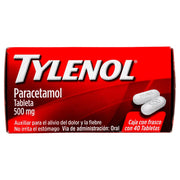 Tylenol 500Mg Con 40 Tabletas (Paracetamol) - WeCare Pharma