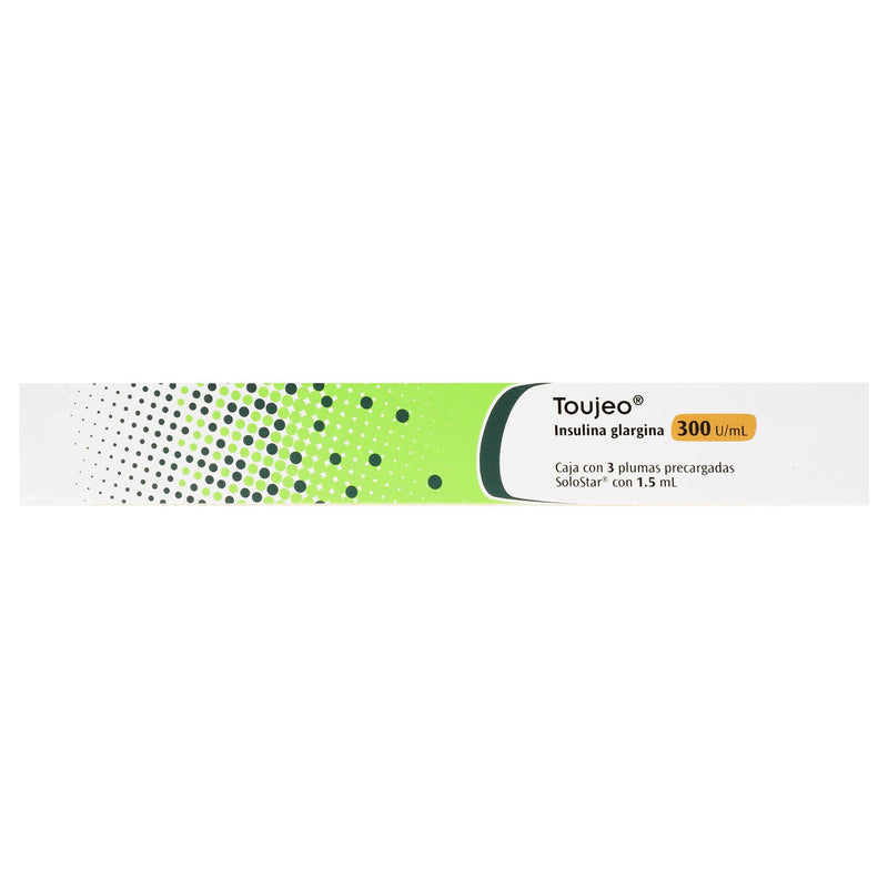 Toujeo Pluma 300Unid/Ml 1.5Ml Con 3 (Insulina Glargina) - WeCare Pharma