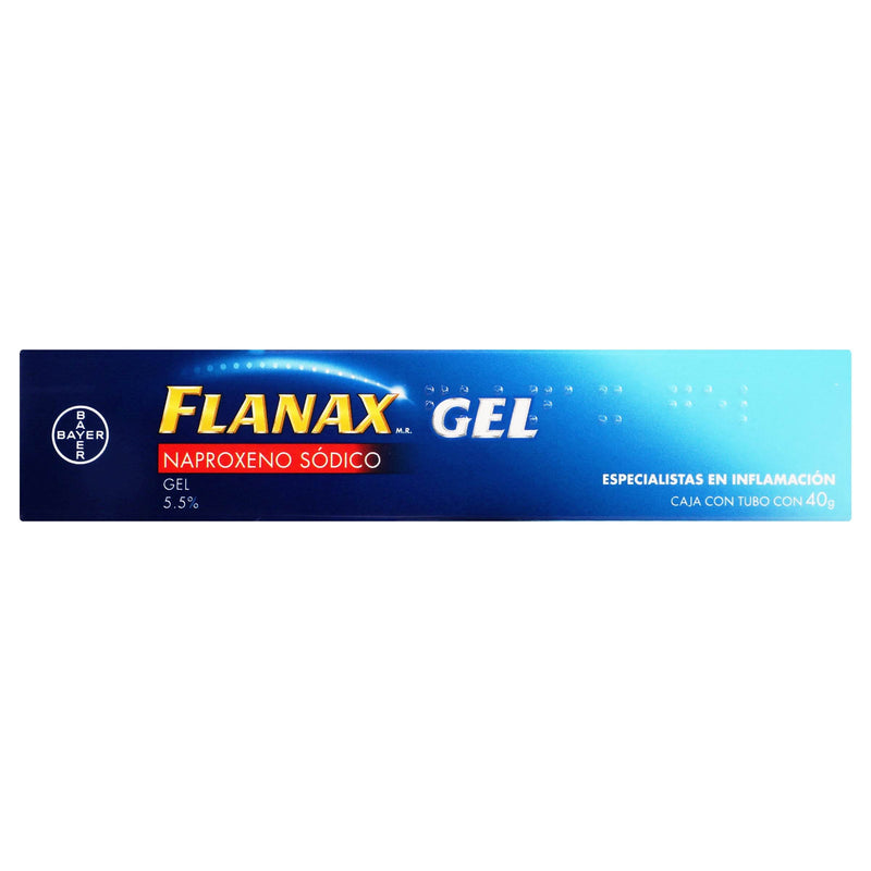 Flanax Gel 5.5% Tubo 40G (Naproxeno) - WeCare Pharma
