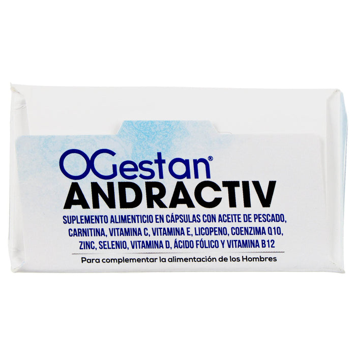 Ogestan Andractiv (Sup Alimenticio) Capsulas 1.617G Con 30 - WeCare Pharma