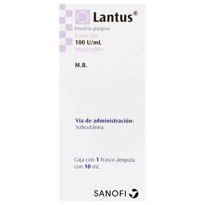 Lantus Frasco 100Unid/Ml 10Ml Con 1 Ampulas (Insulina Glargina) - WeCare Pharma