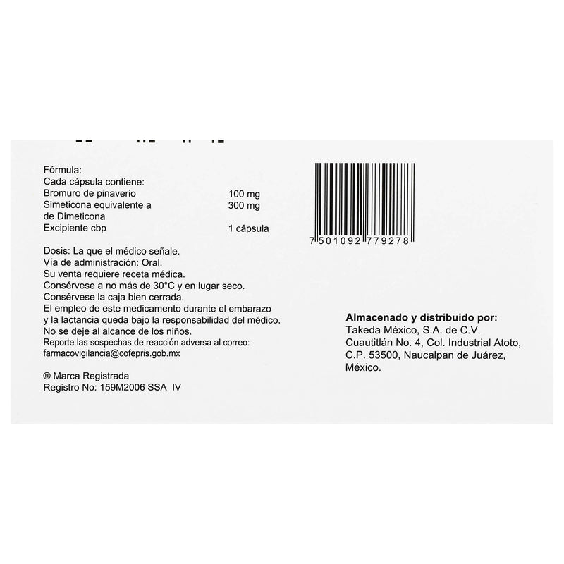 Alevian Duo 100Mg/300Mg Con 16 Capsulas (Pinaverio/Dimeticona) - WeCare Pharma