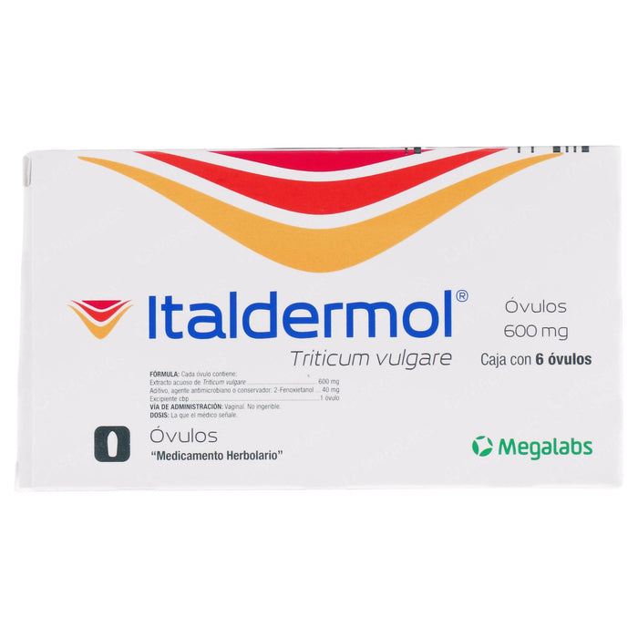 Italdermol Ovulos 600/40Mg Con 6 - WeCare Pharma