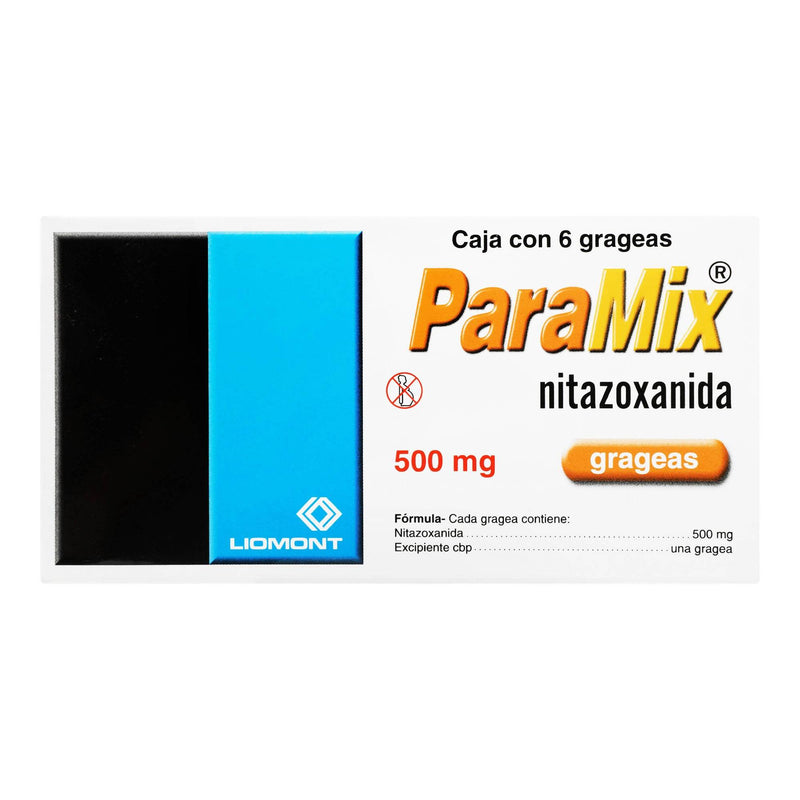 Paramix 500Mg Con 6 Tabletas (Nitazoxanida) - WeCare Pharma