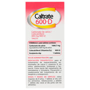 Caltrate 600+D 600Mg/400Unid Con 60 Tabletas (Carbonato De Calcio/Colecalciferol) - WeCare Pharma