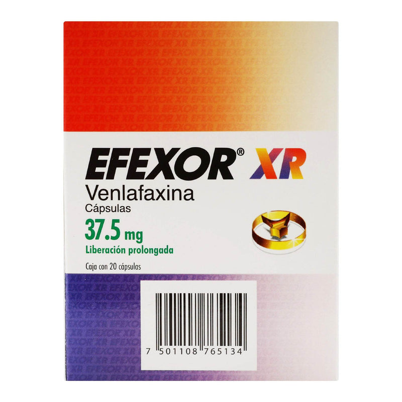 Efexor Xr 37.5Mg Con 20 Capsulas (Venlafaxina) - WeCare Pharma