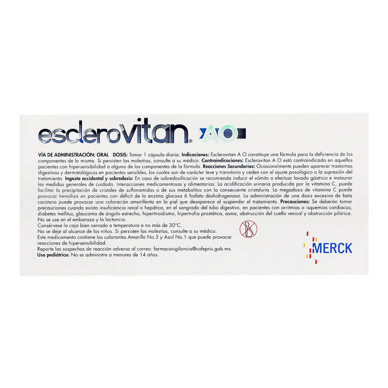 Esclerovitan Con 30 Capsulas (Vitaminas/Minerales) - WeCare Pharma