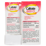 Caltrate 600+D 600Mg/400Unid Con 90 Duopack Tabletas (Carbonato De Calcio/Colecalciferol) - WeCare Pharma
