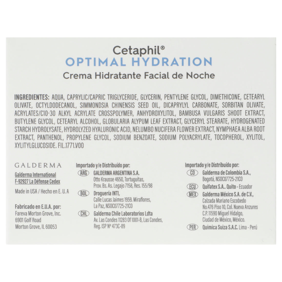 Cetaphil Optimal Hydration Crema De Noche 48G 7 - 3499320011617