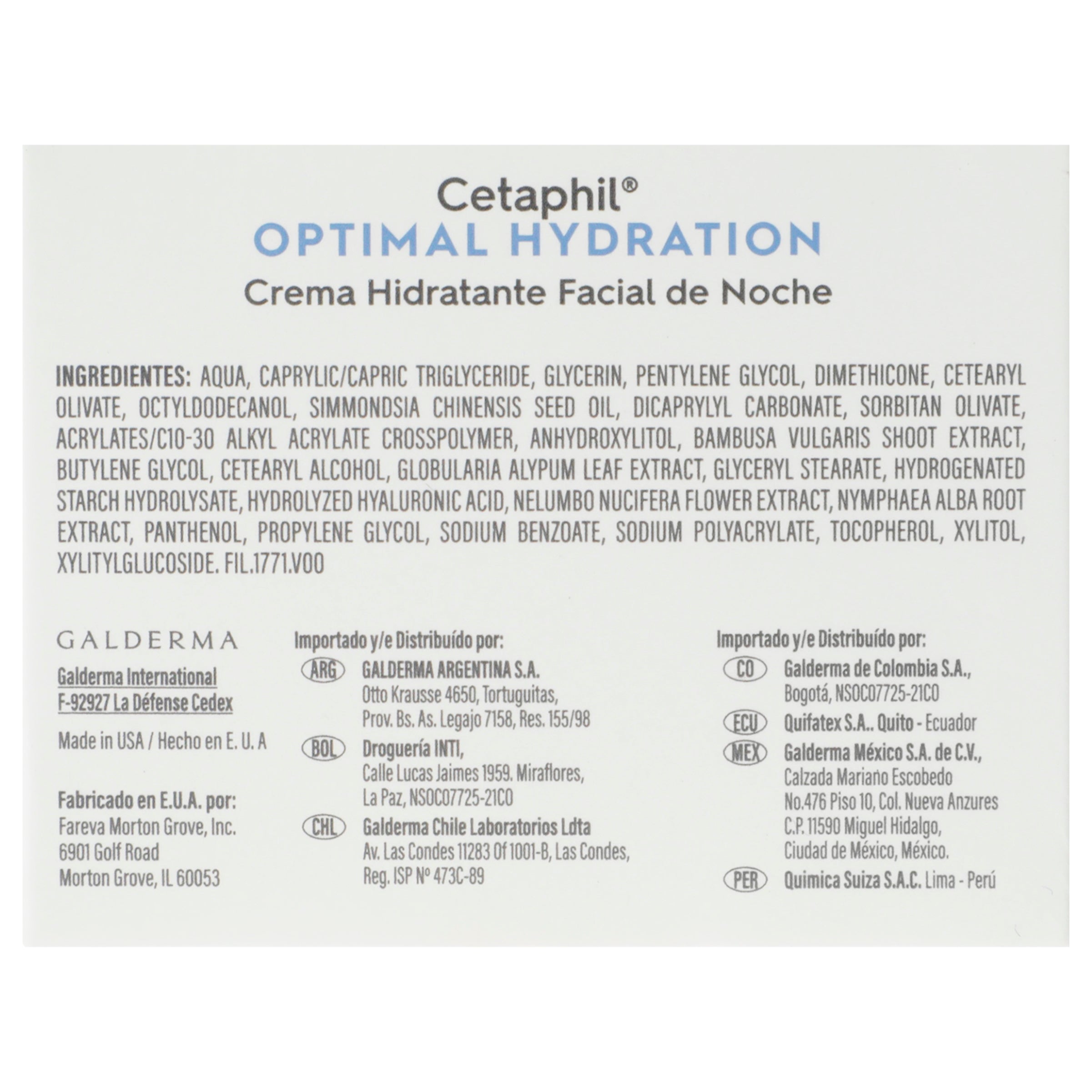 Cetaphil Optimal Hydration Crema De Noche 48G 7 - 3499320011617