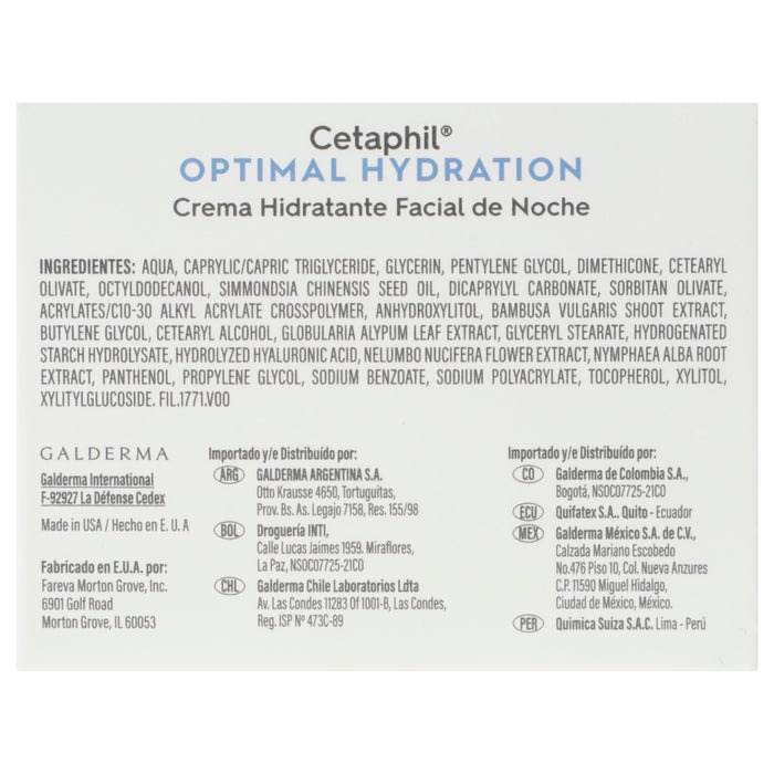 Cetaphil Optimal Hydration Crema De Noche 48G 7 - 3499320011617