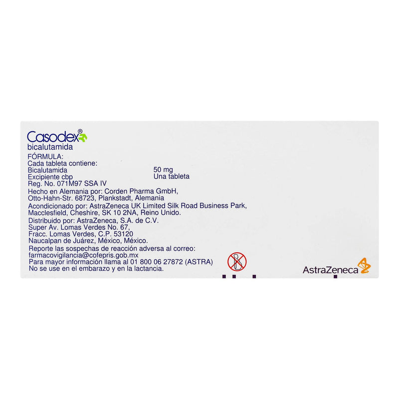 Casodex 50Mg Con 28 Tabletas (Bicalutamida) - WeCare Pharma