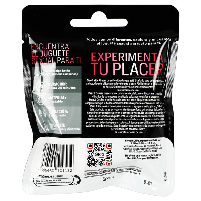Anillo Vibrador Sico Ring - WeCare Pharma