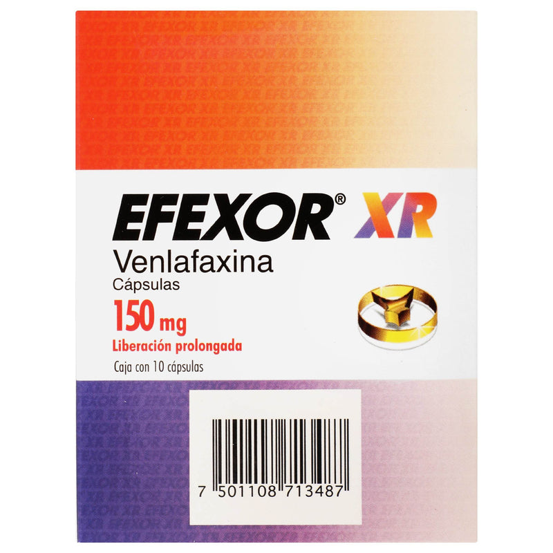 Efexor Xr 150Mg Con 10 Capsulas (Venlafaxina) - WeCare Pharma