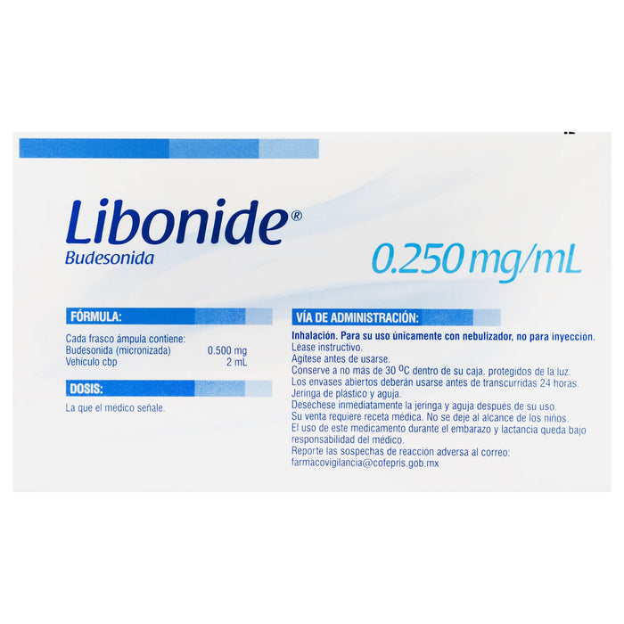 Libonide 0.500Mg/2Ml Con 5 Ampulas (Budesonida) - WeCare Pharma